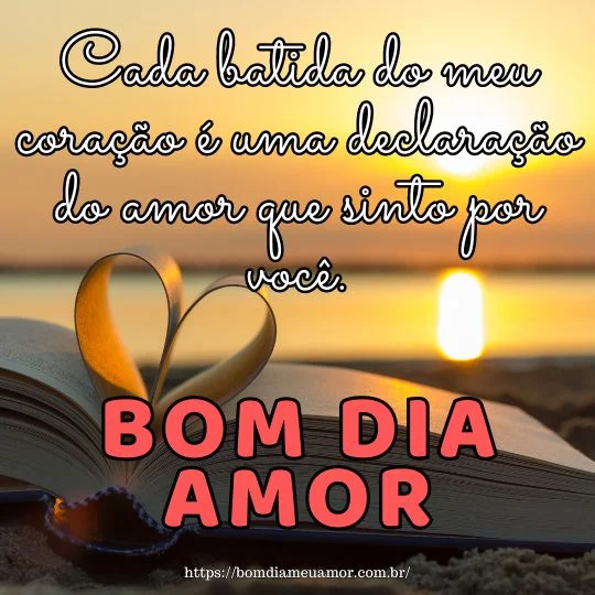Frase de bom dia meu amor
