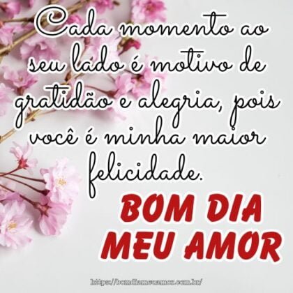 Tenha um dia incrível, meu amor! Cada momento ao seu lado é motivo de gratidão e alegria, pois você é minha maior felicidade. Tenha um dia incrível, meu amor! Cada momento ao seu lado é motivo de gratidão e alegria, pois você é minha maior felicidade.