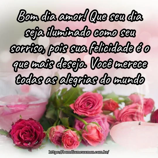 Bom dia amor para whatsapp