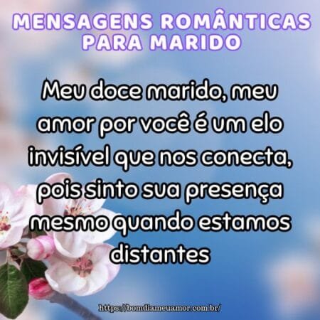 Meu doce marido, meu amor por você é um elo invisível que nos conecta, pois sinto sua presença mesmo quando estamos distantes. Meu doce marido, meu amor por você é um elo invisível que nos conecta, pois sinto sua presença mesmo quando estamos distantes.